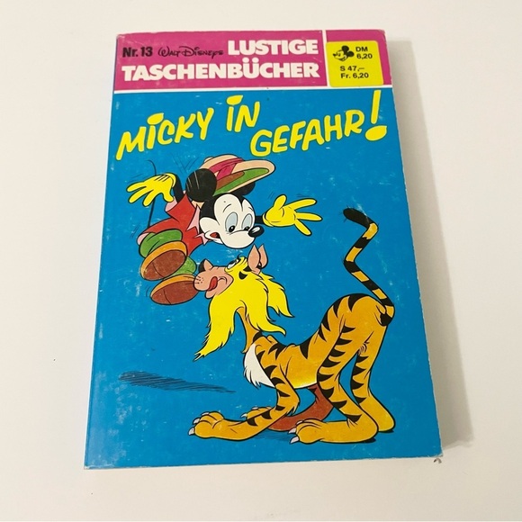 Lot of 5 Disney German Books Mickey Mouse Donald Duck and Garfield - Picture 15 of 16